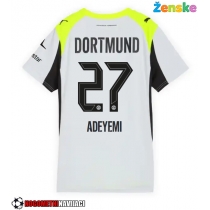 Ženske Nogometnih dresov Borussia Dortmund Karim Adeyemi #27 Gostujoči 2025-26 Kratki rokavi